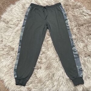 Splendid Gray Camo Track Pants